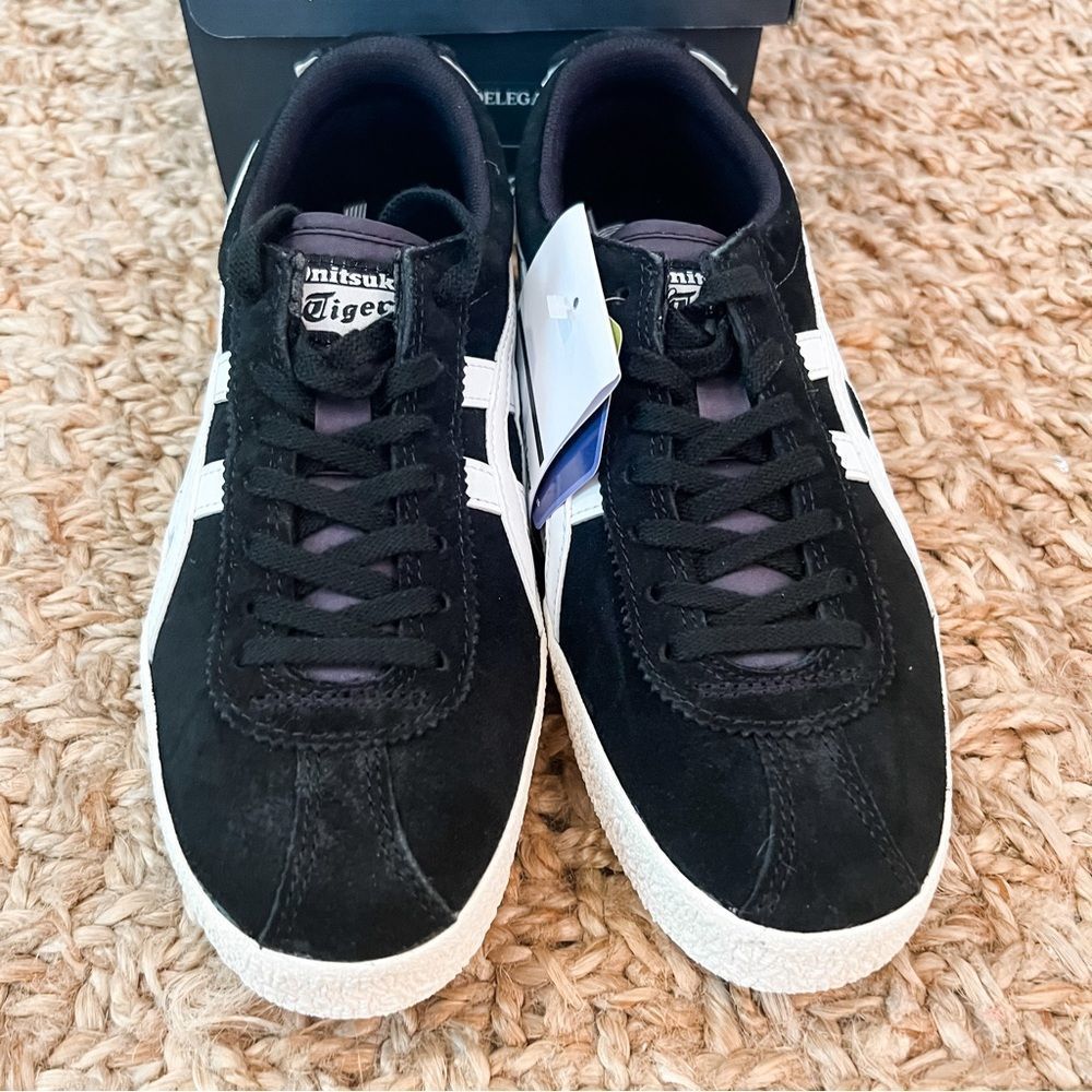 NWT Onitsuka Tiger Mexico Delegation Sneakers Black White Sz Men 5.5/Women 7 - Picture 11 of 15